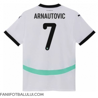 Austria Marko Arnautovic #7 Echipament de Fotbal Replică European 2024 Femei Deplasare